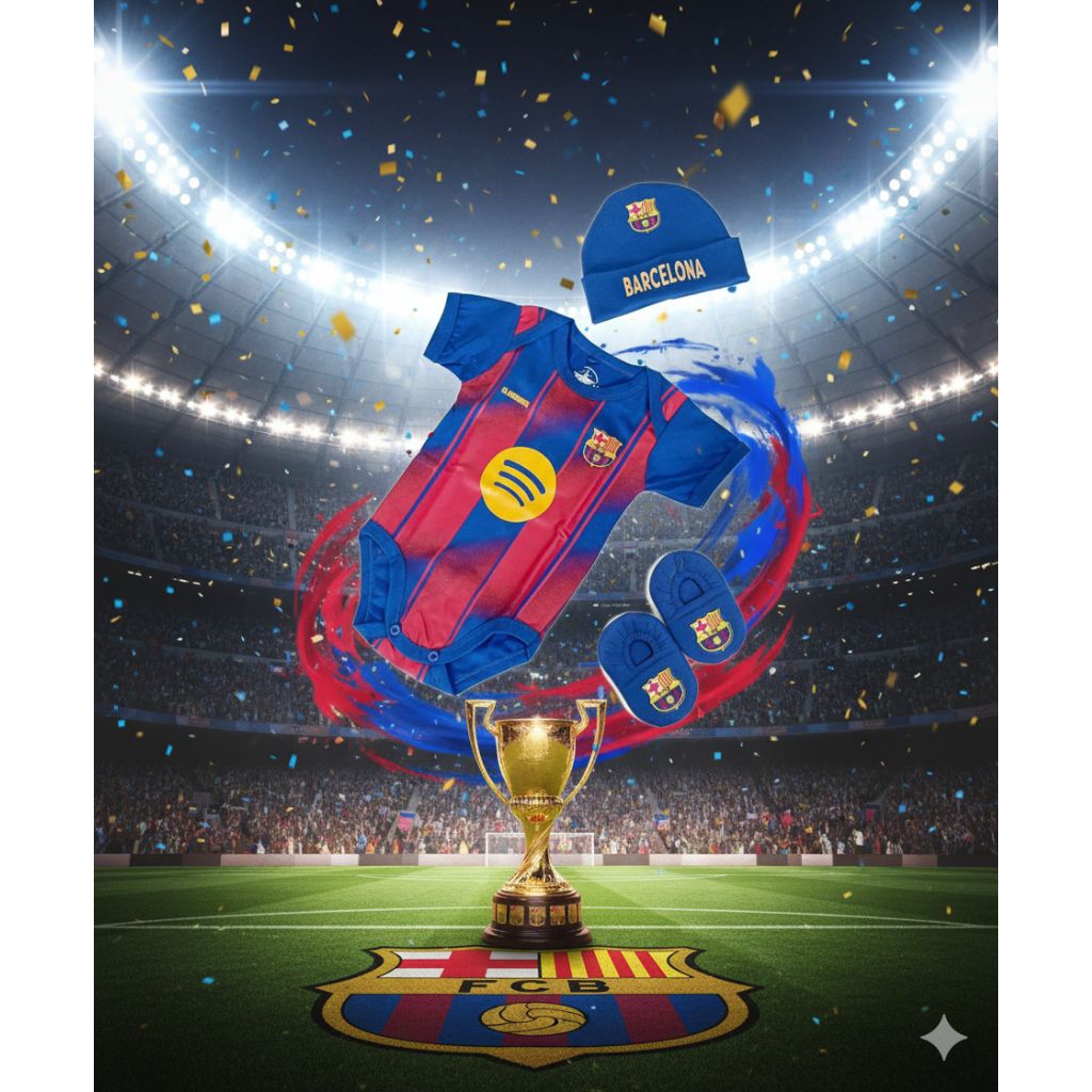Jumper Bola Bayi Baju Barca