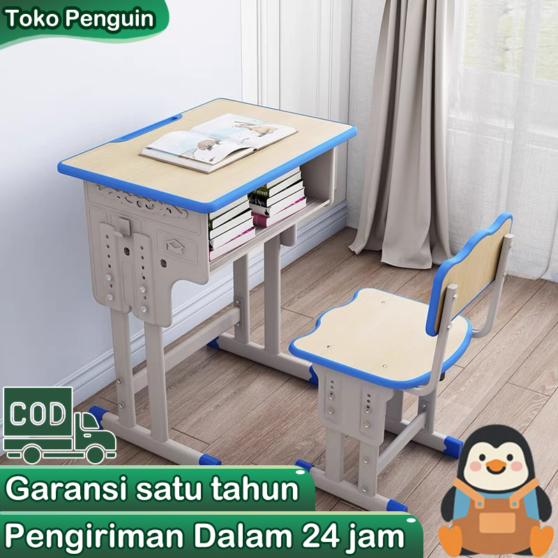 Meja Belajar Anak Sekolah Set  Meja Belajar Adjustable Kursi Belajar Anak Meja Portable Adjustable G
