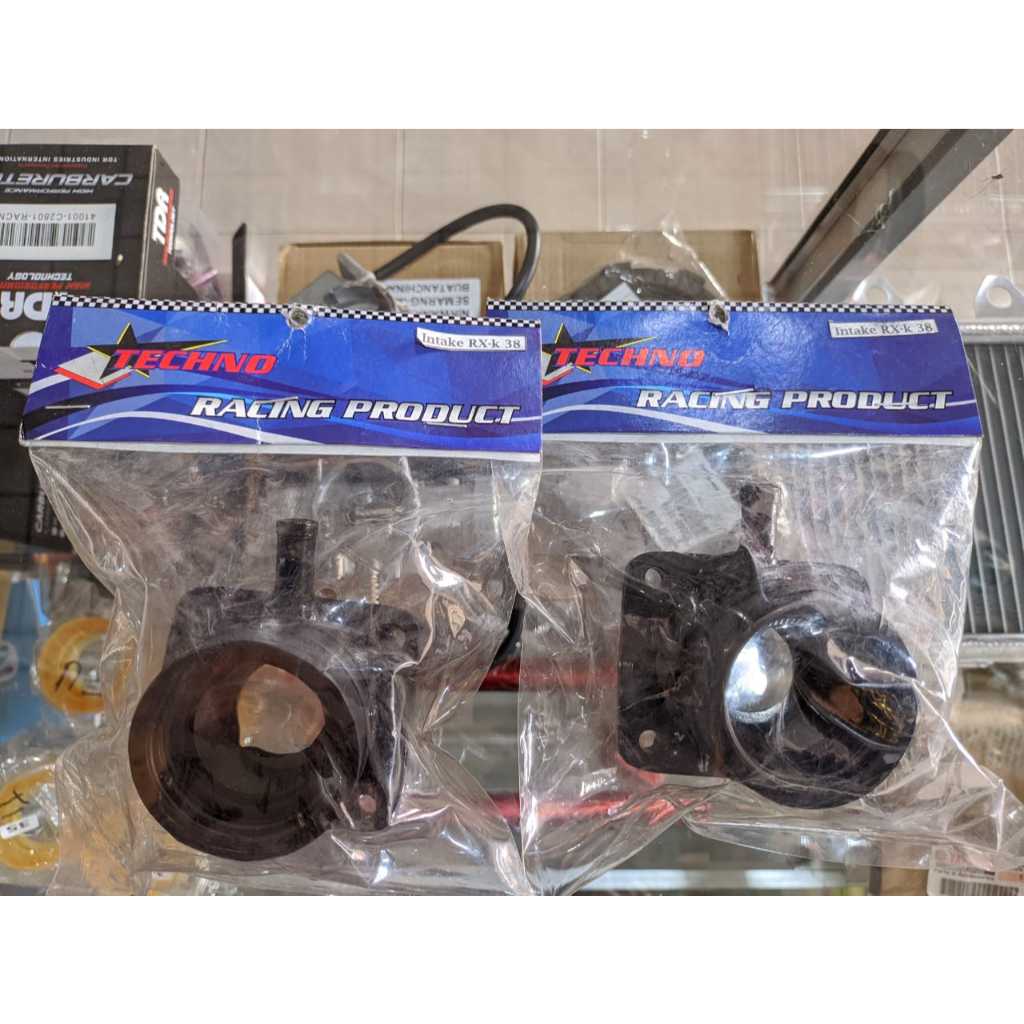 INTAKE MANIPOL MANIFOLD KARBU KARBURATOR TECHNO RX KING RXKING UKURAN 38 PE PWK ORIGINAL UNIVERSAL
