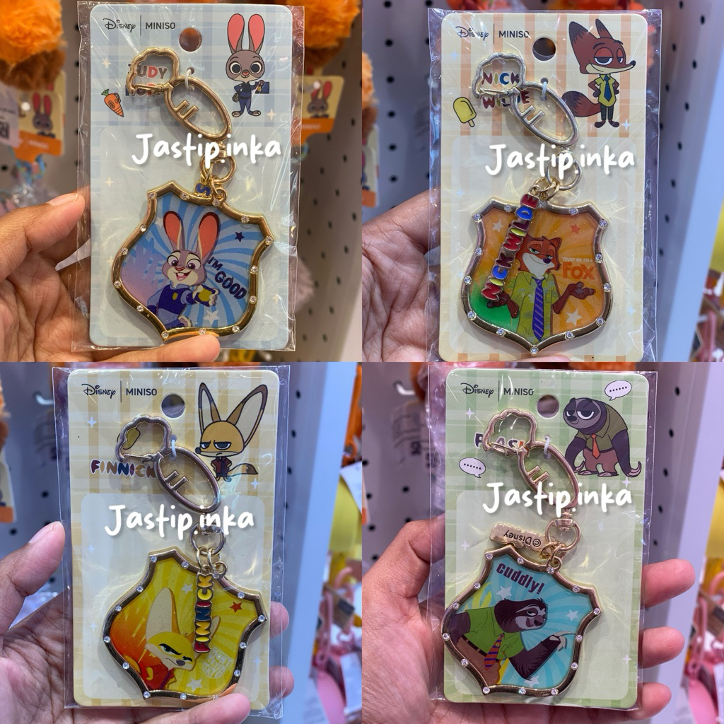 Miniso x Zootopia - Keychain metal zootopia