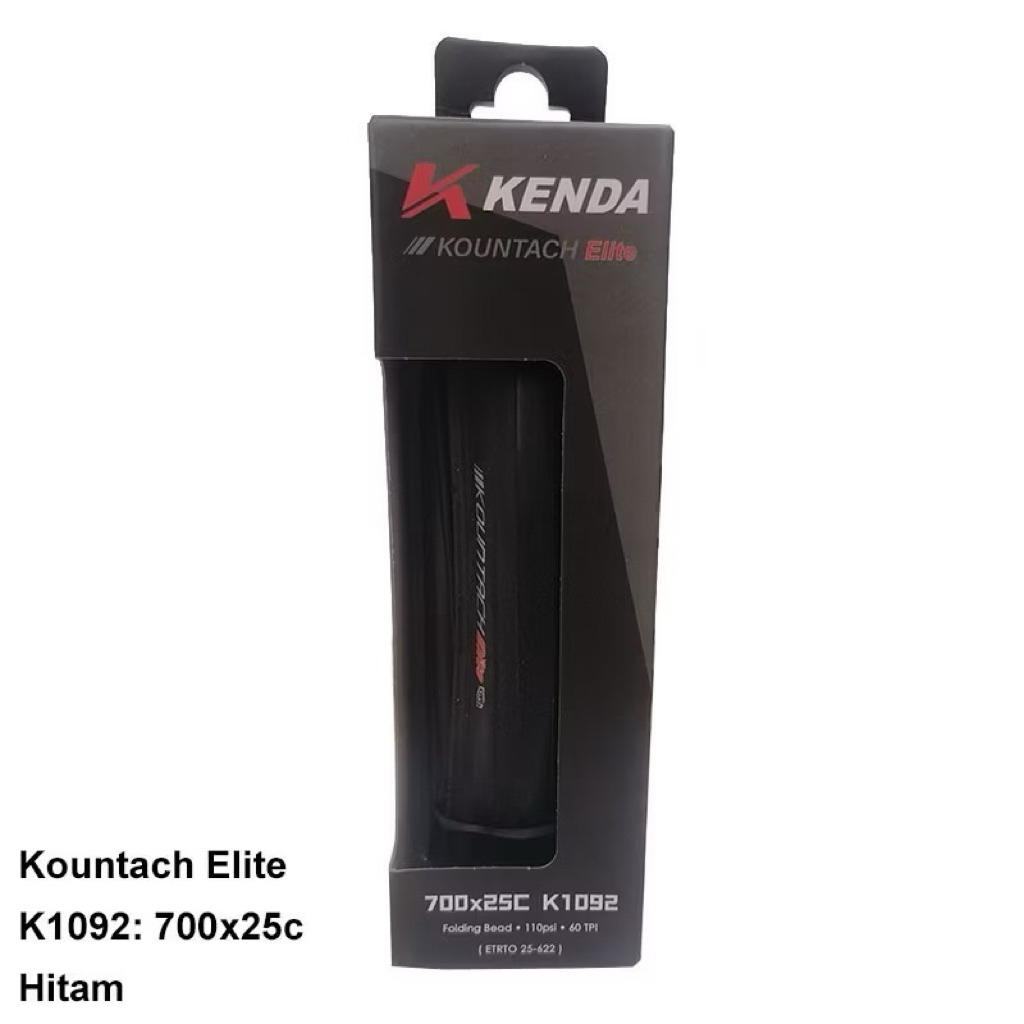Ban kenda kountach elite black 700x25c satuan