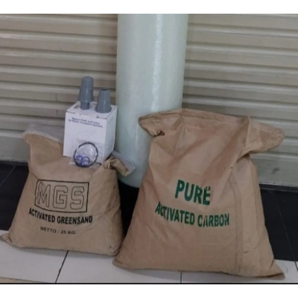Paket Isi Media Filter Air FRP 1054 — Manganese & Karbon Aktif