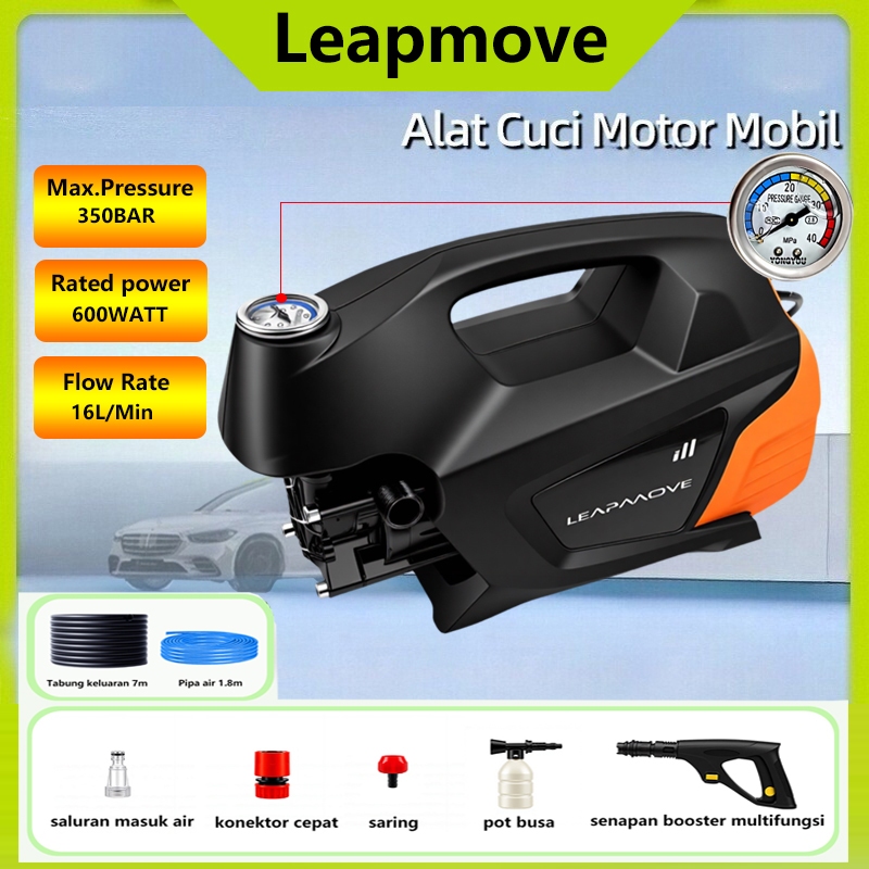 Leapmove  Alat Pembersih Mesin Cuci Jet Mobil Mesin Cuci Tekanan Tinggi Mesin Cuci Tekanan Tinggi Mo