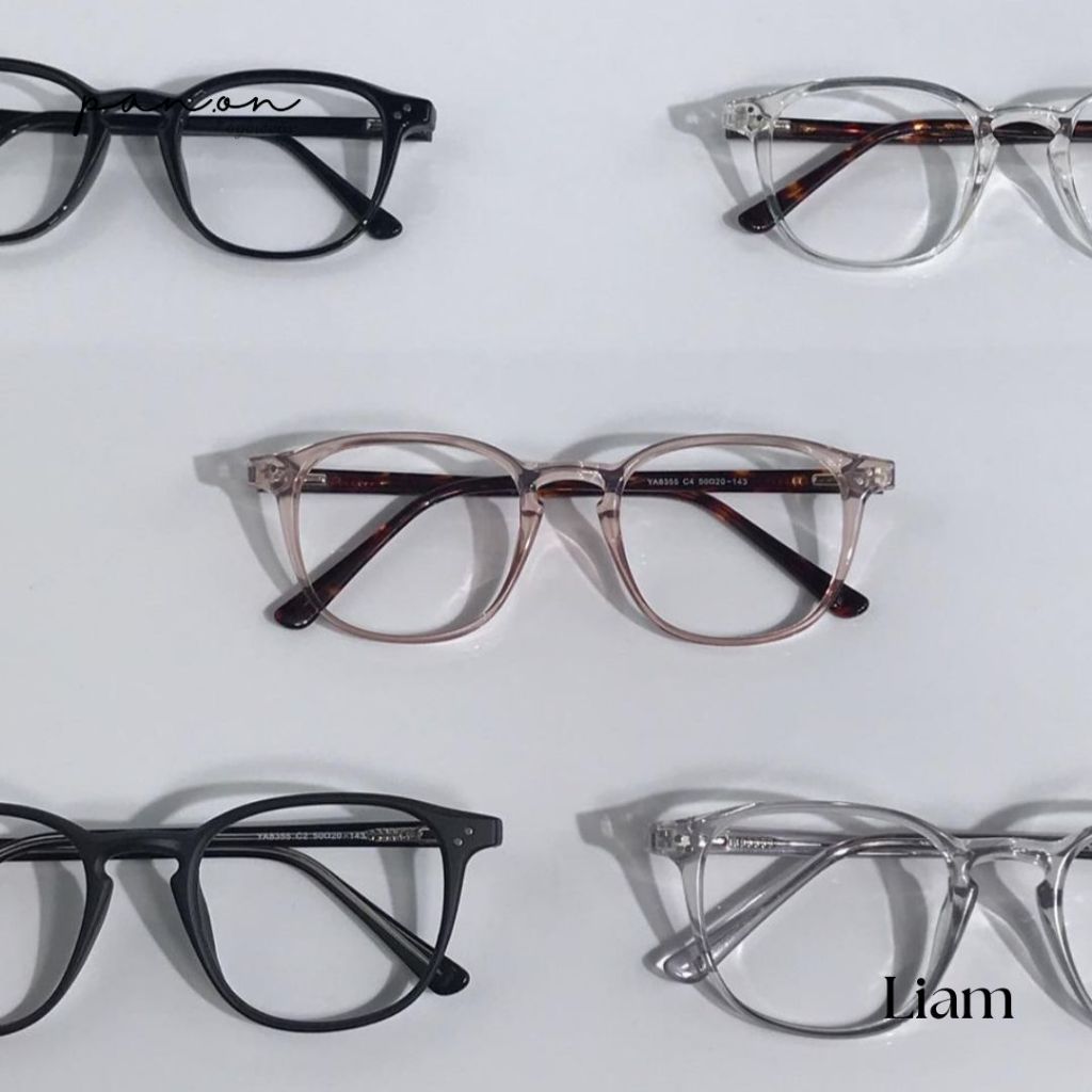 PAN.ON Eyewear • Liam • Frame Kacamata Square Wayfarer Pria Wanita
