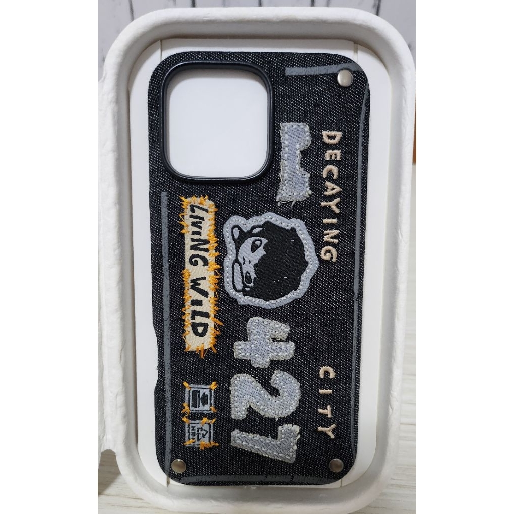 pop mart hirono home phone case for Iphone 16 Pro Max black