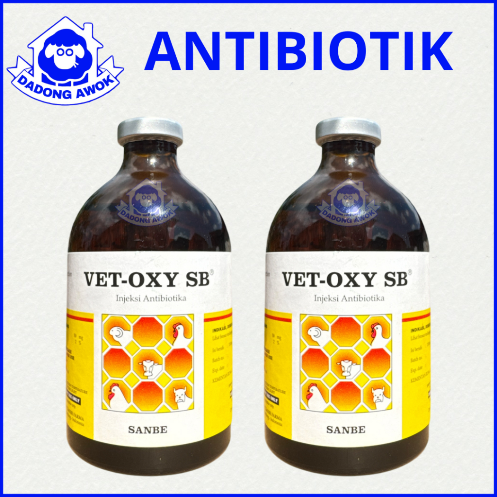 VET OXY SB 100ml - VET OXY SB 100ml Obat Antibiotik Hewan pencernaan dan pernafasan - MEDOXY LA