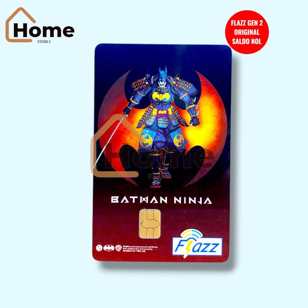 KARTU ETOLL FLAZZ BCA GEN 2 ORIGINAL SUPPORT NFC - BATMAN SAMURAI [LIMITED EDITION]