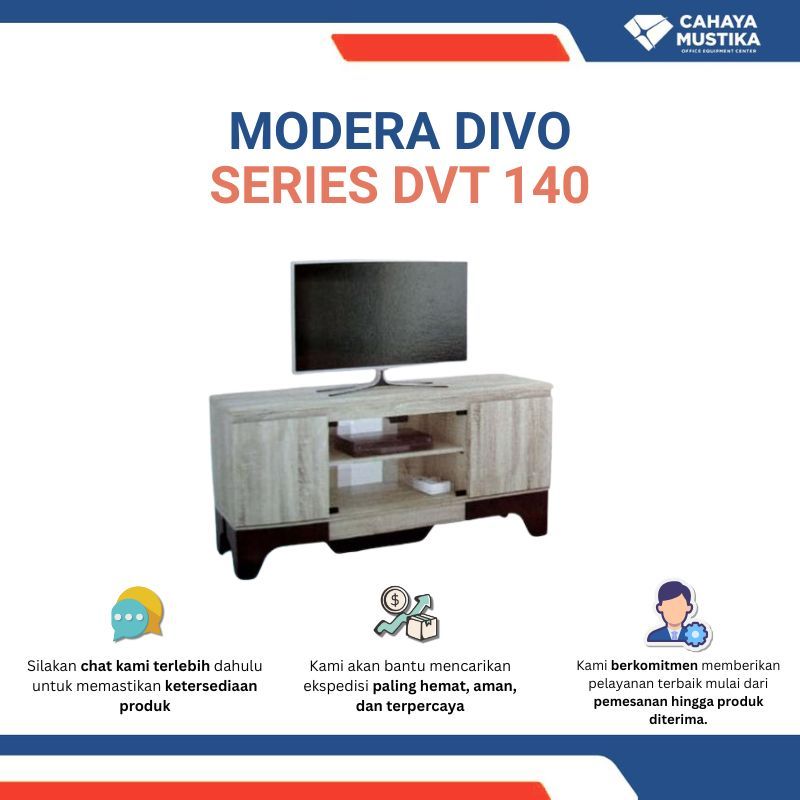 Jual Rak TV & Meja TV Di Malang Modera Divo Series DVT 140