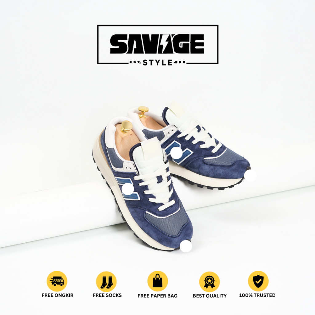Sneakers 574 Legacy Navy 100% BNIB