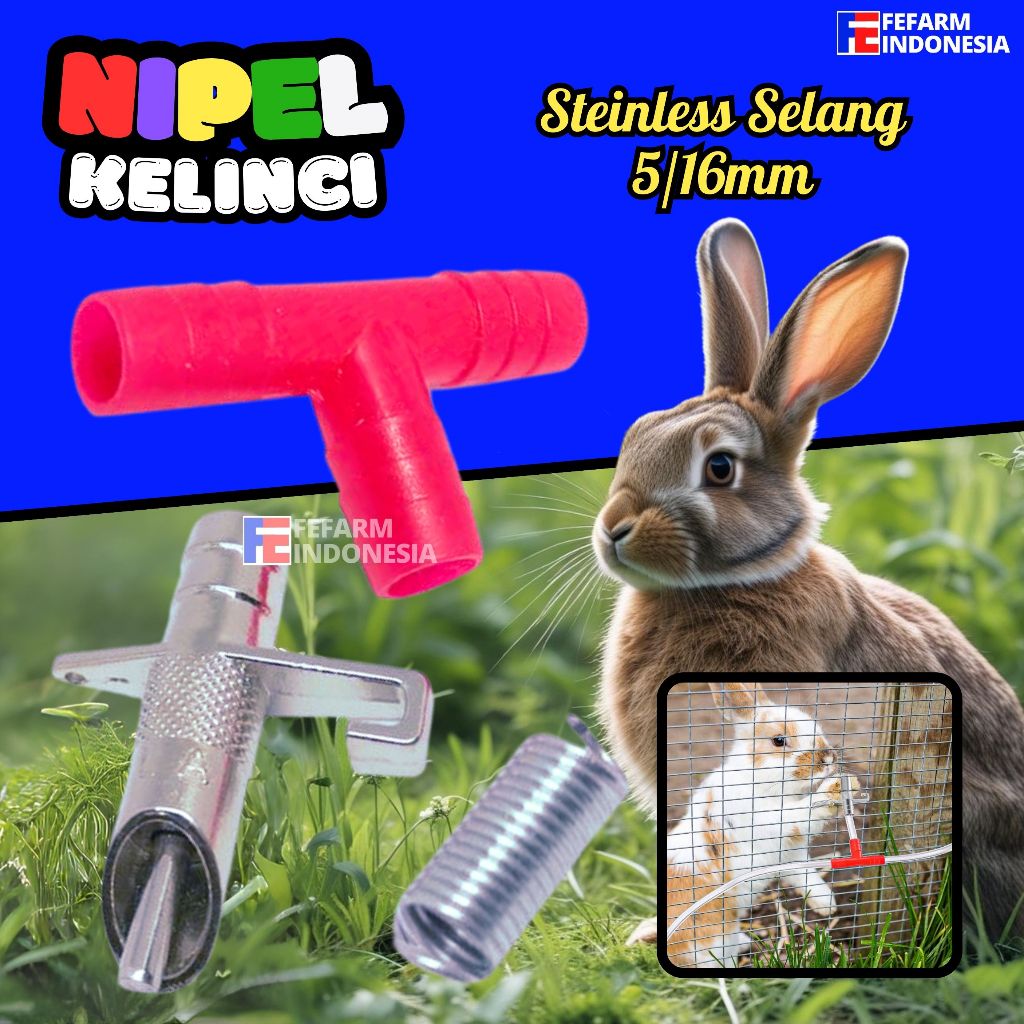ALAT MINUM KELINCI NIPPLE NIPEL NEPEL KELINCI HAMSTER