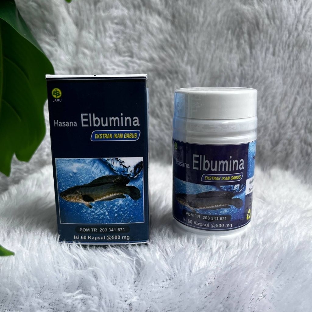 Hasana Elbumina Ekstrak Ikan Gabus | Suplemen Ekstrak Ikan Gabus | Suplemen Elbumina | Vitamin Penam