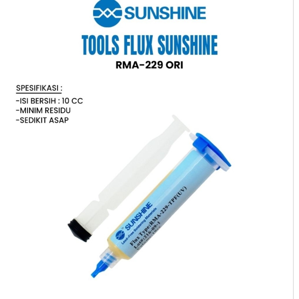 FLUX PASTE/TOOLS FLUX SHUNSHINE RMA 229 ORI