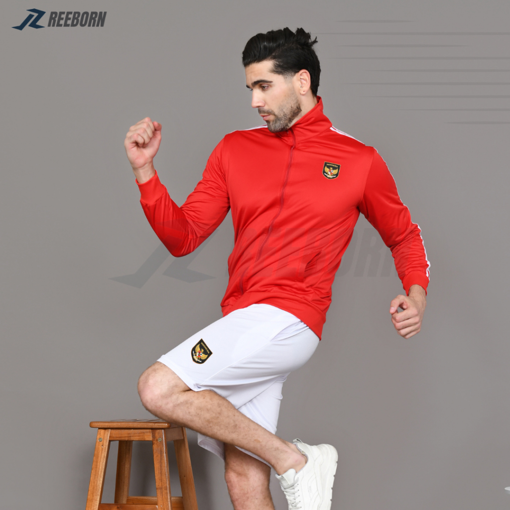 Reborn Garuda Indonesia Jaket Merah Putih Unisex Casual