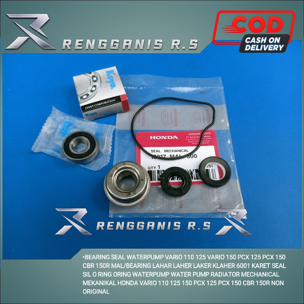 BEARING SEAL WATERPUMP VARIO 110 125 VARIO 150 PCX 125 PCX 150 CBR 150R MAL/BEARING LAHAR LAHER LAKE