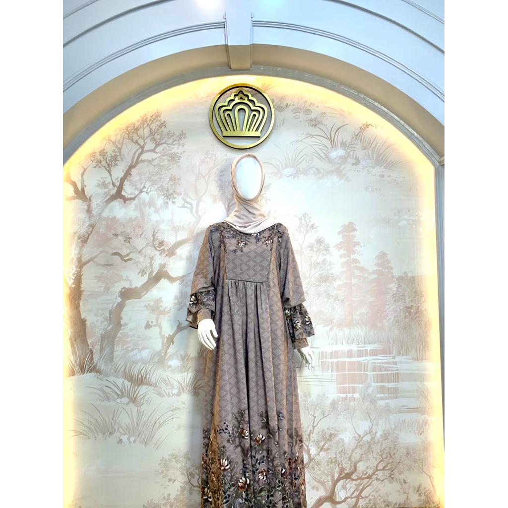 Qoni | Gaun Melissa | Gaun Simple | Dress Marabella | Gaun Elegan | Gaun Premium