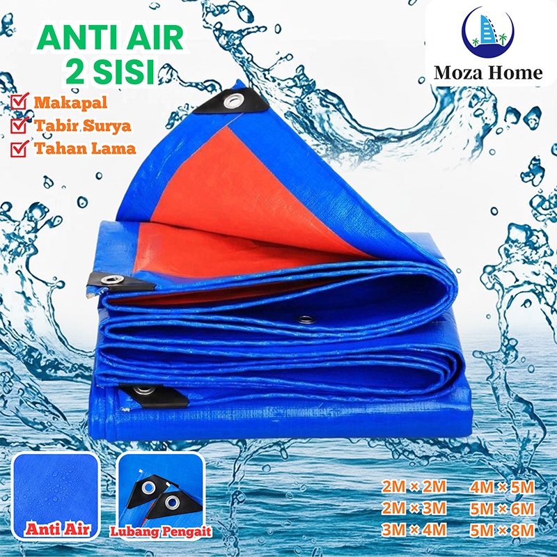 NEW [COD] Terpal Tebal Super Tebal Waterproof Terpal Biru Hijau Terpal Tebal Terpal Atap