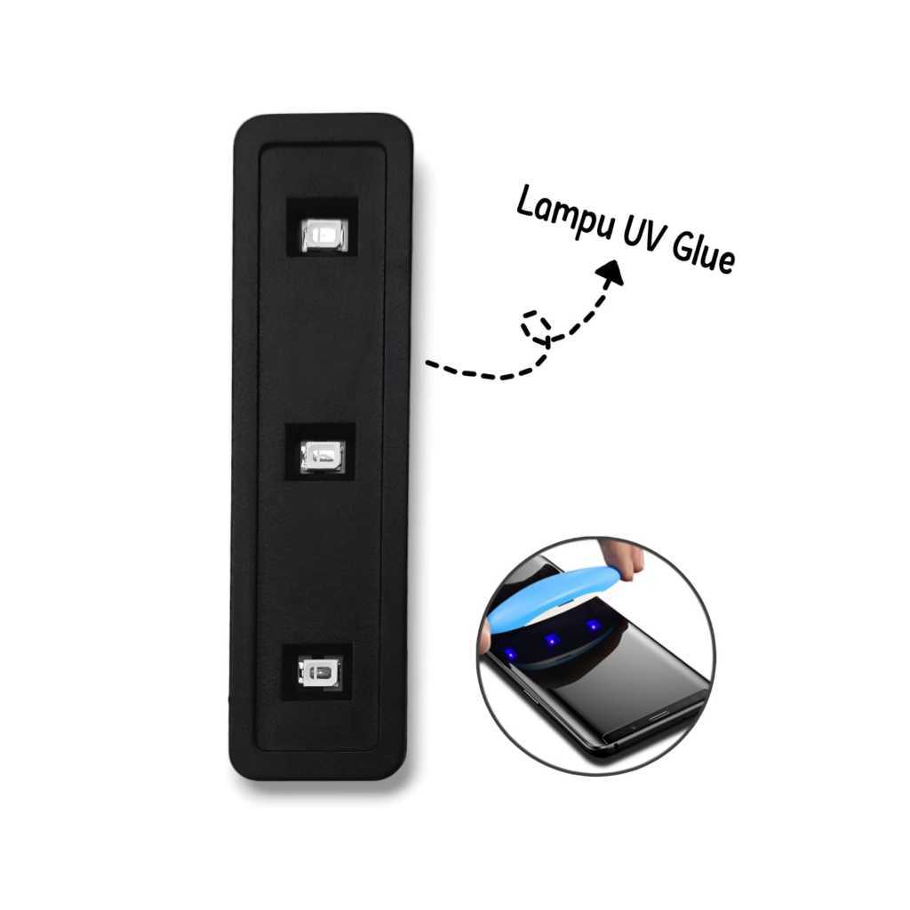 Lampu UV Tempered Glass / Sinar Pengering Cairan UV
