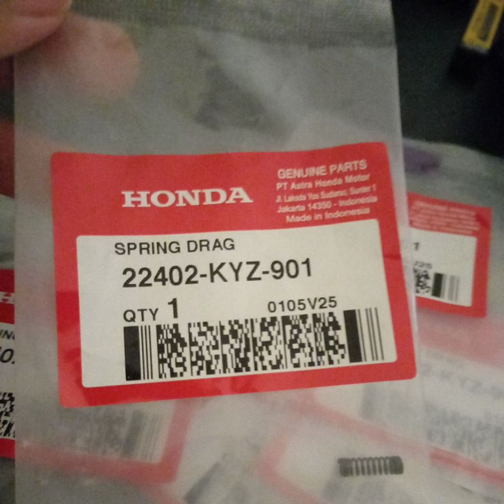 Spring Drag Supra X 125 Fi New Supra X 125 Helm-In Karburator 22402KYZ901