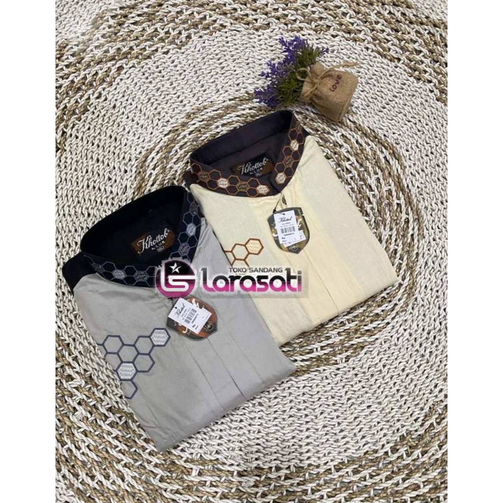 baju koko KHOTTOB lengan pendek/baju taqwa kekinian/Koko dewasa/