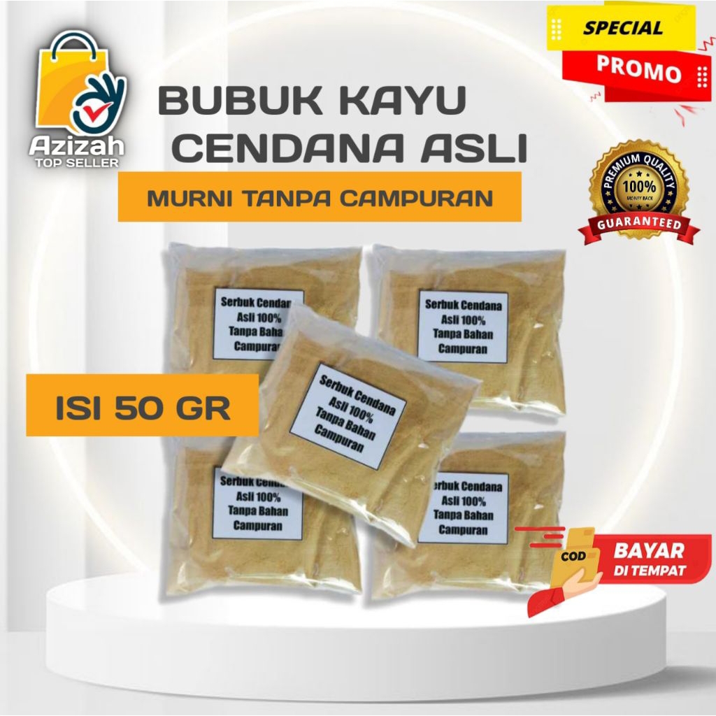Bubuk Kayu Cendana Asli 50 Gram