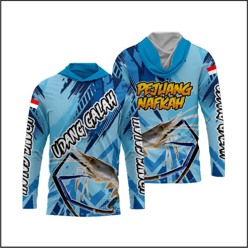 Jersey Udang Galah Lengan Panjang Dryfit Adem