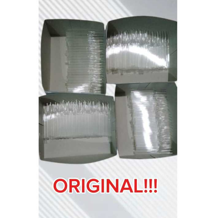 Pipet Tetes kaca tanpa karet ORIGINAL Uk 8.5cm/7.5cm Tanpa Karet isi 100pcs