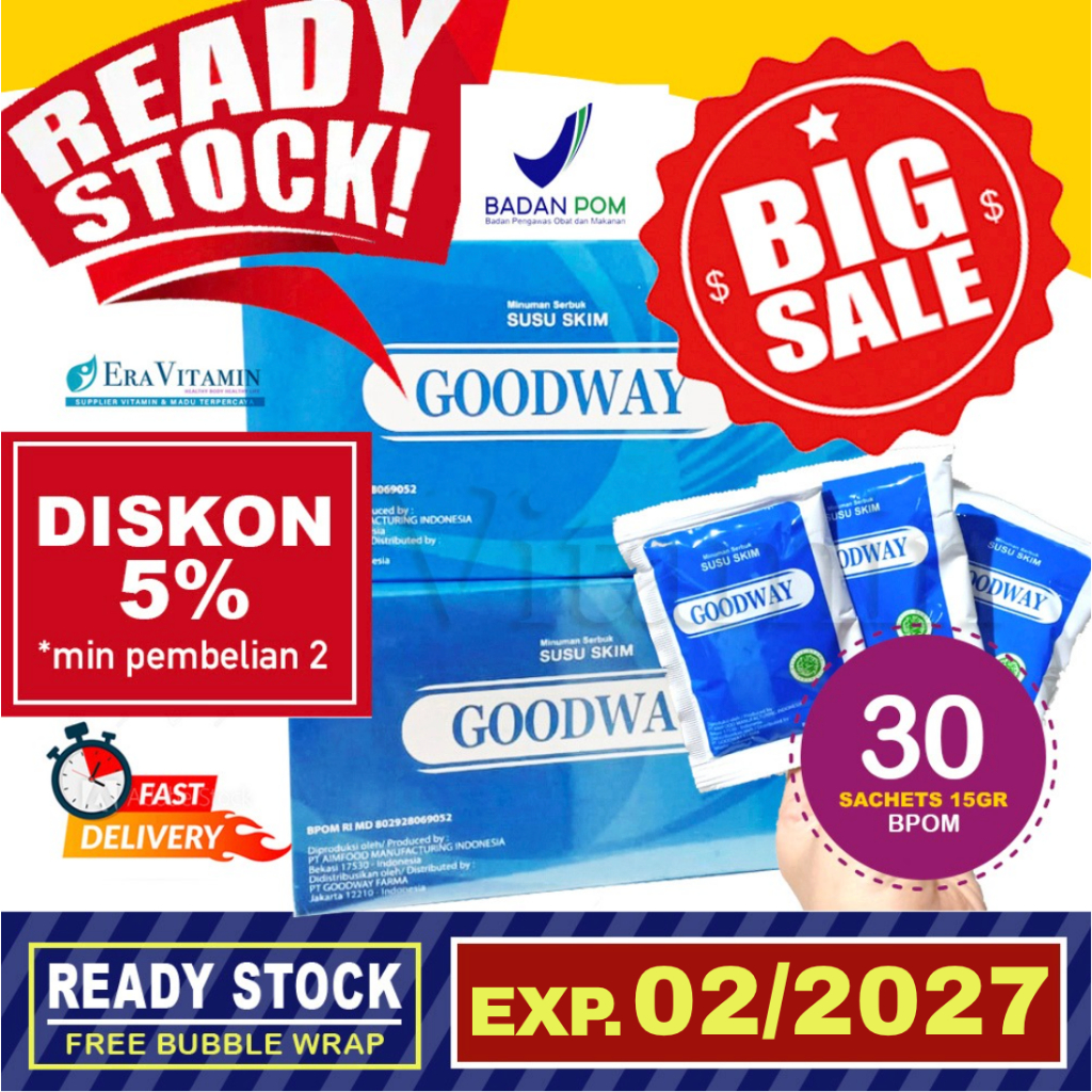 Susu Skim Goodway Kolostrum Tinggi Protein