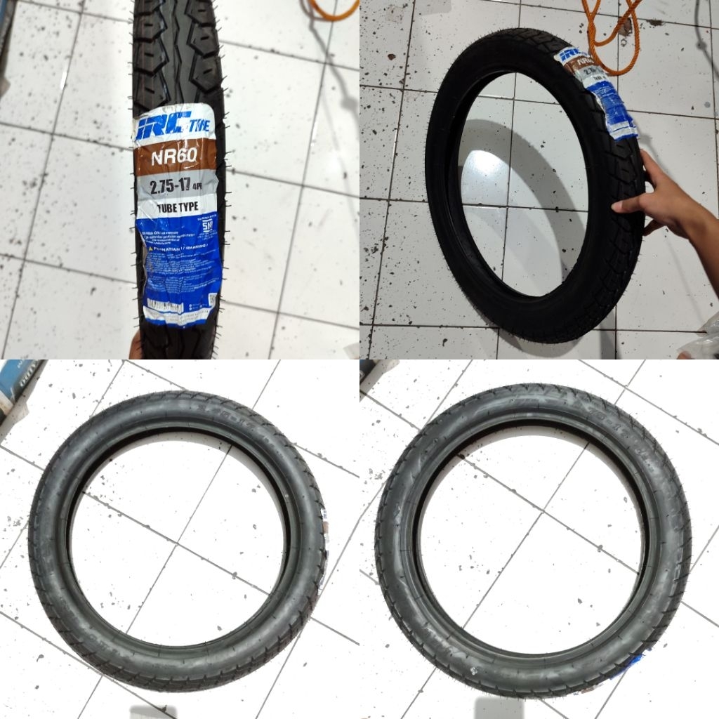 Ban Luar IRC 275-17 NR 60 Tubetype