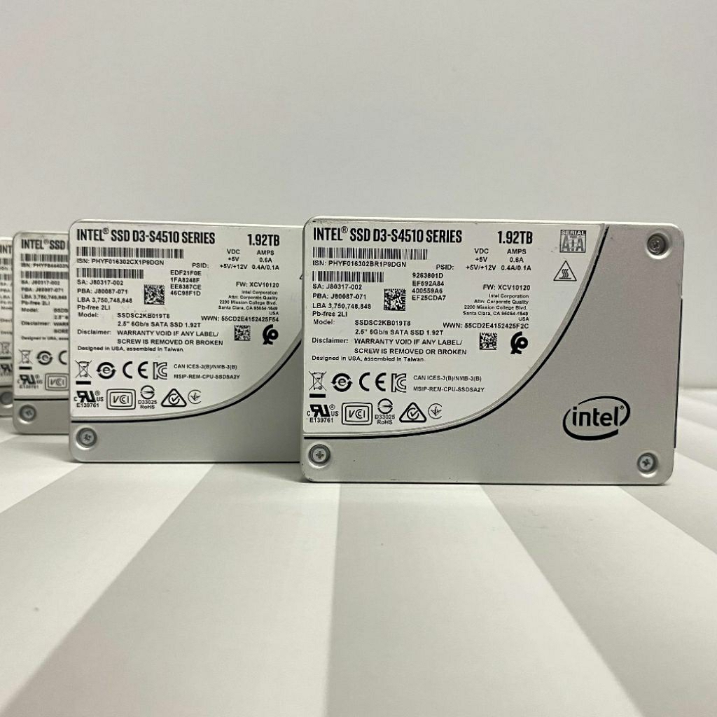 Ssd intel D3-S4610/S4510 Series 1.92Tb 6Gbps Sata 2.5 inch