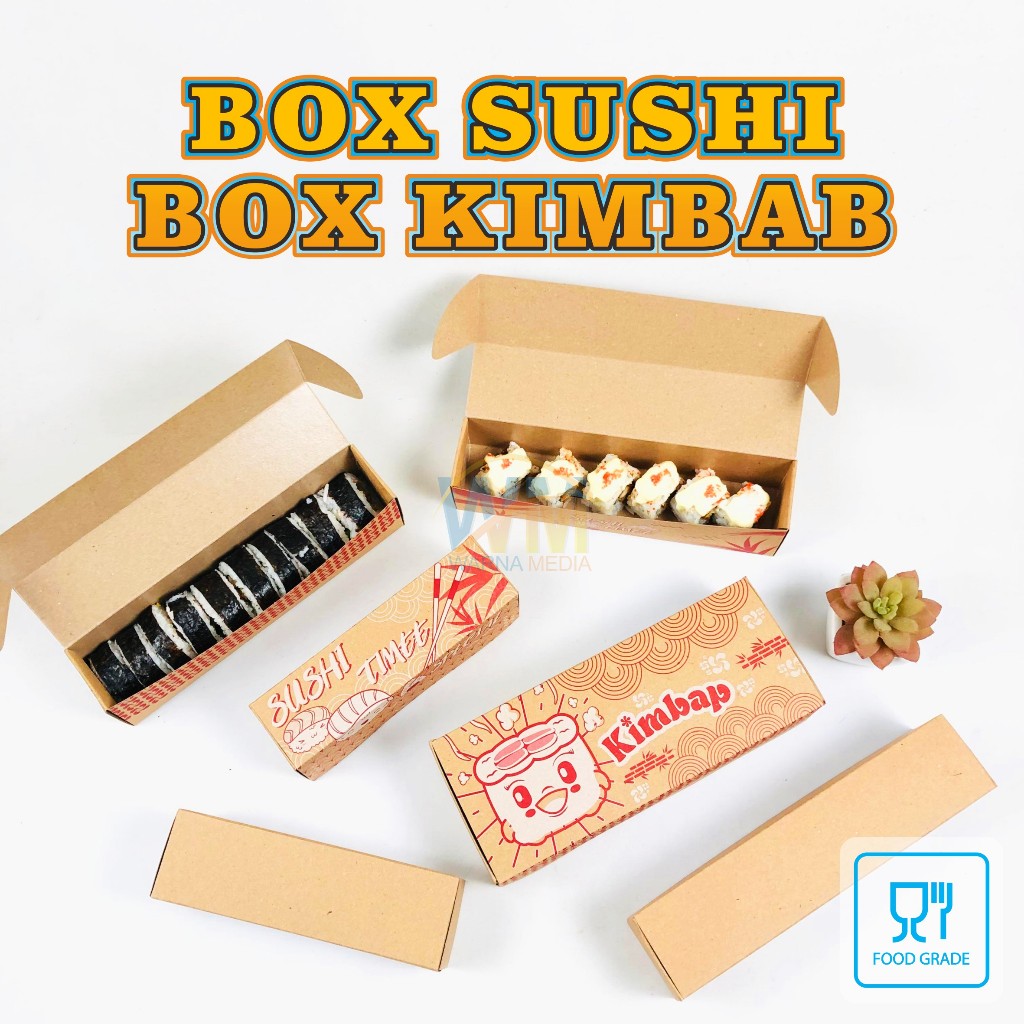 Sushi box / Mika sushi panjang / Box sushi / Tray mika sushi / Kotak sushi / Kemasan sushi / Dus sus