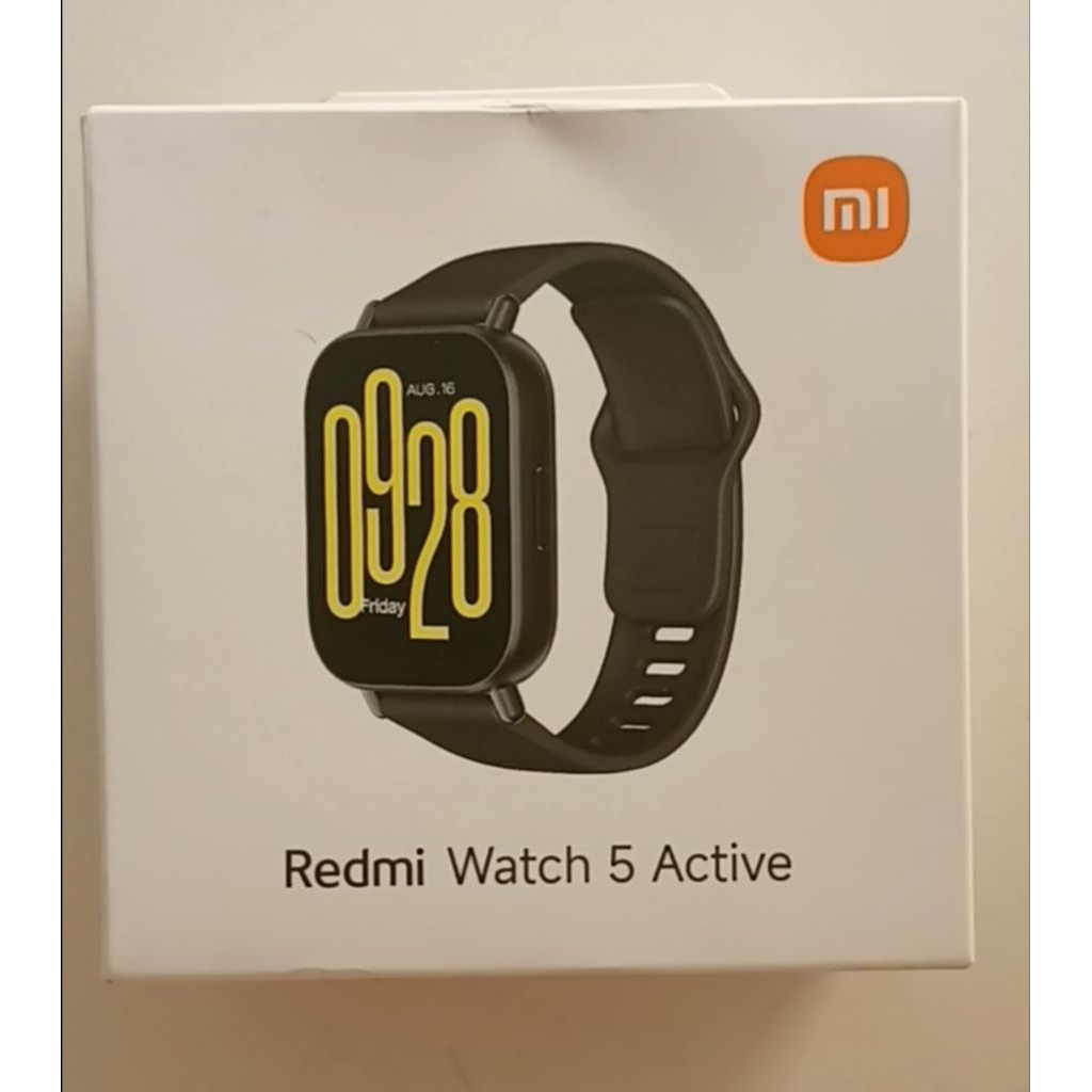 Xiaomi Redmi Watch 5 Active Smartwatch Bluetooth Call Mi Smart Watch5- HITAM