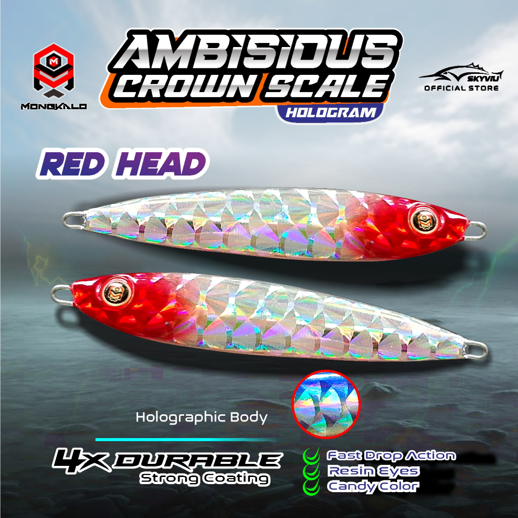 Mongkalo Ambisious Kipas noGID noMotif Candy 100 Red-Head