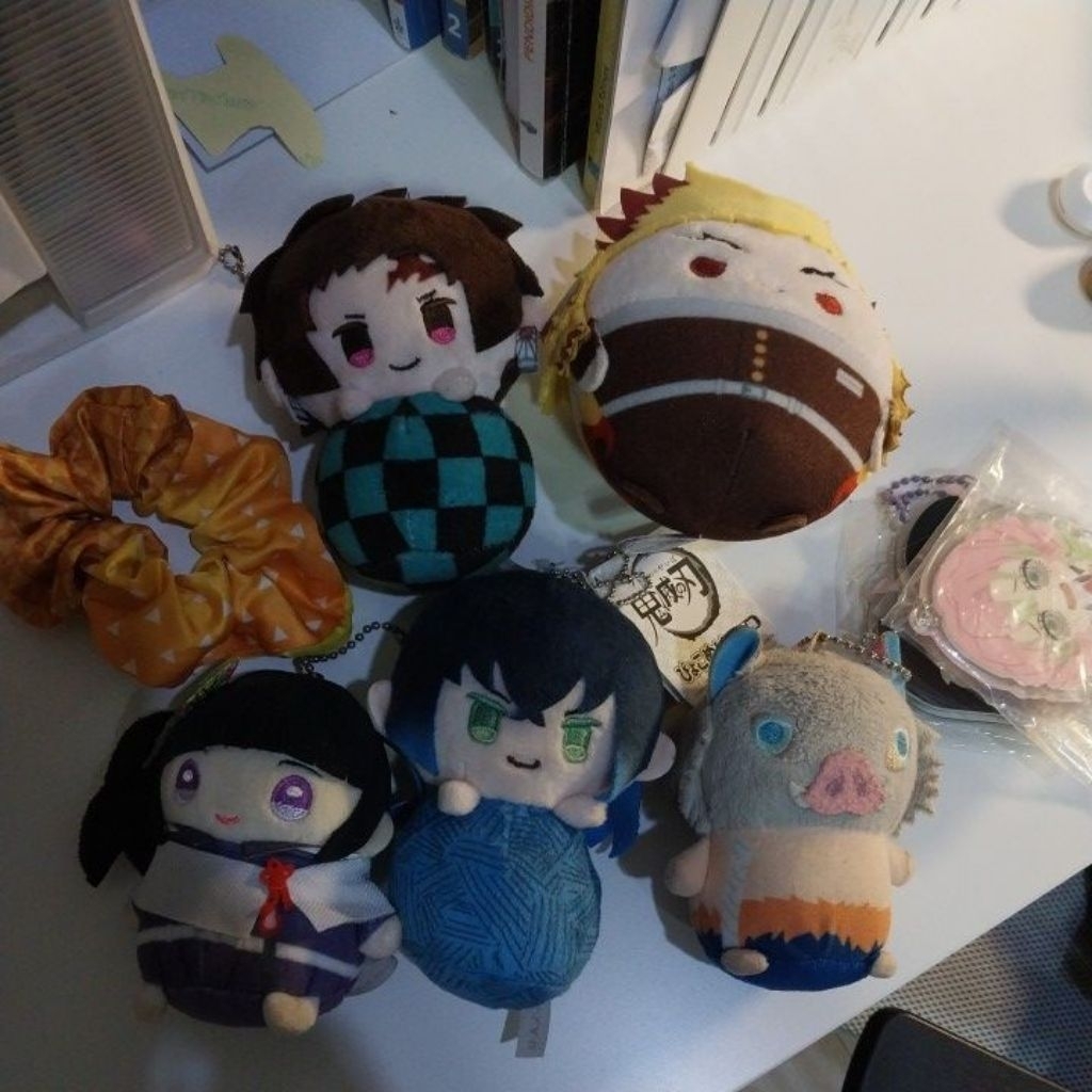 SERBA PLUSH Mamemeito Kanao, Inosuke, Tanjiro, Fuwa Rengoku Demon Slayer / Kimetsu No Yaiba