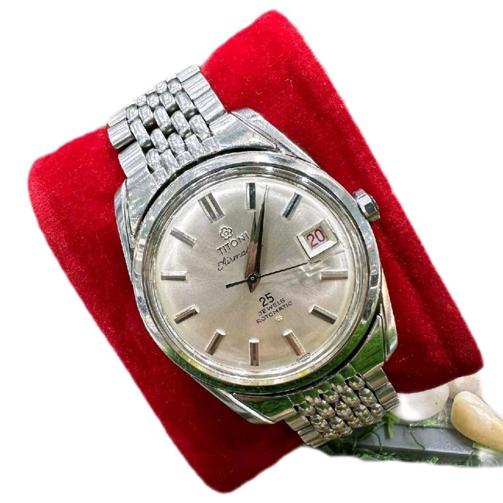 TITONI AIRMASTER AUTOMATIC VINTAGE ORIGINAL 25 JEWELS