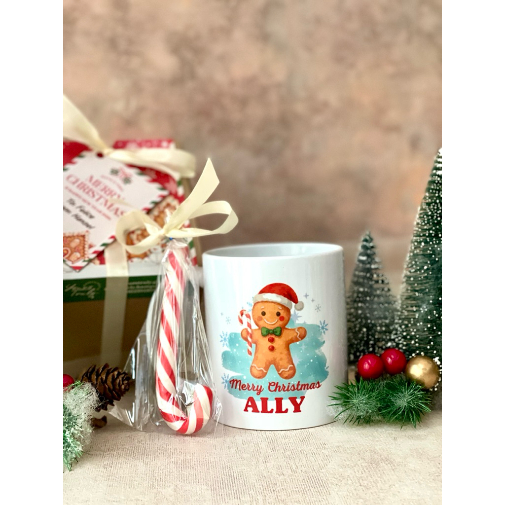PERSONALIZED CERAMIC MUG • Hampers Natal 2025 • Christmas Hampers & Gift • Parcel Natal • Personaliz