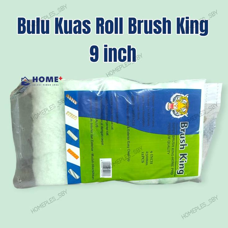 Bulu Kuas Roll Brush King 9 Inch Harga per PCS
