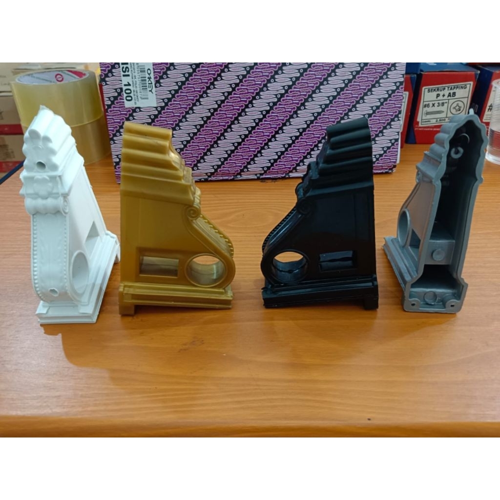 LAZEDIA - Penyangga Gorden Bracket Eropa Breket Eropa Gorden Gordyn