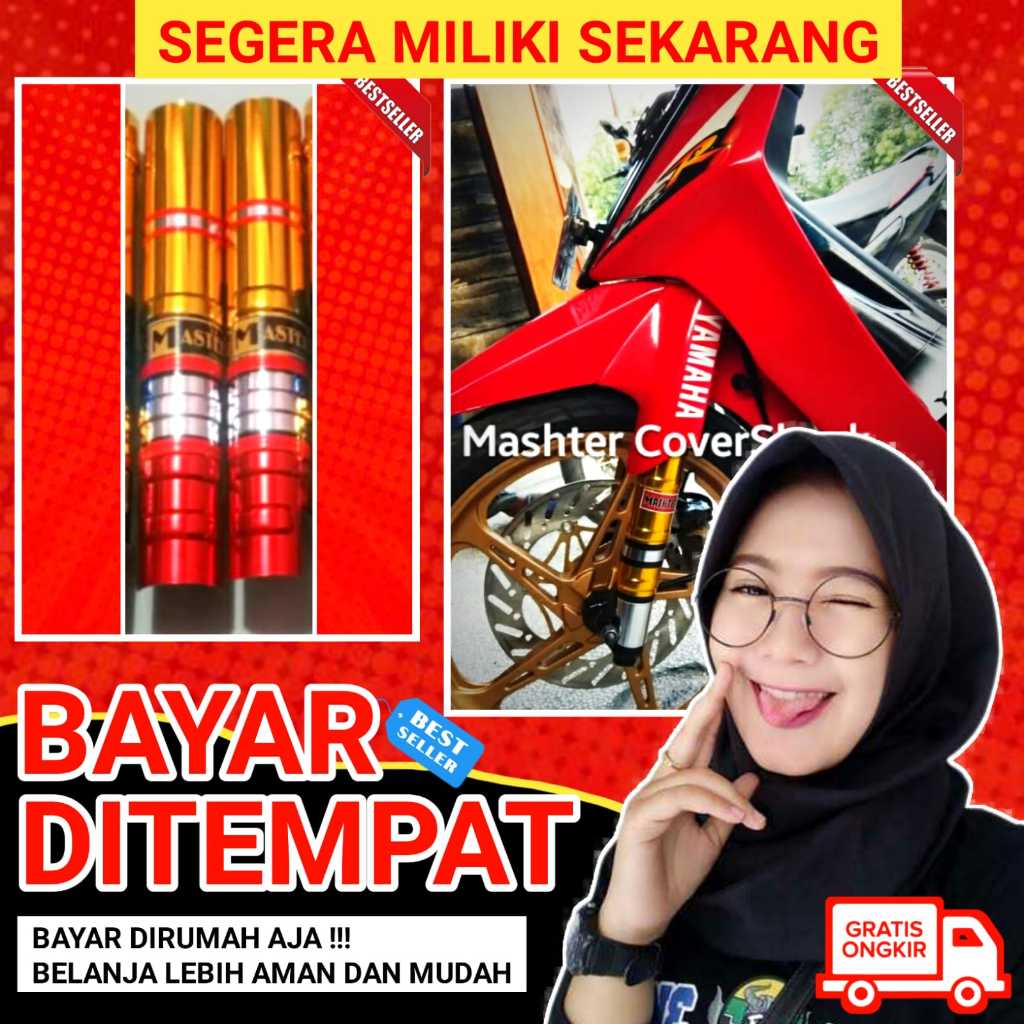 Master Cover Shock Sok Skok Depan Vega Fiz R Fizr Zr Old New Depan