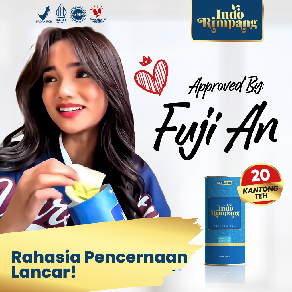 Indo Rimpang - Premium Tea Celup Teh Herbal Detox Usus Diet Kunyit Jahe Serai Resep Dr. Zaidul Akbar