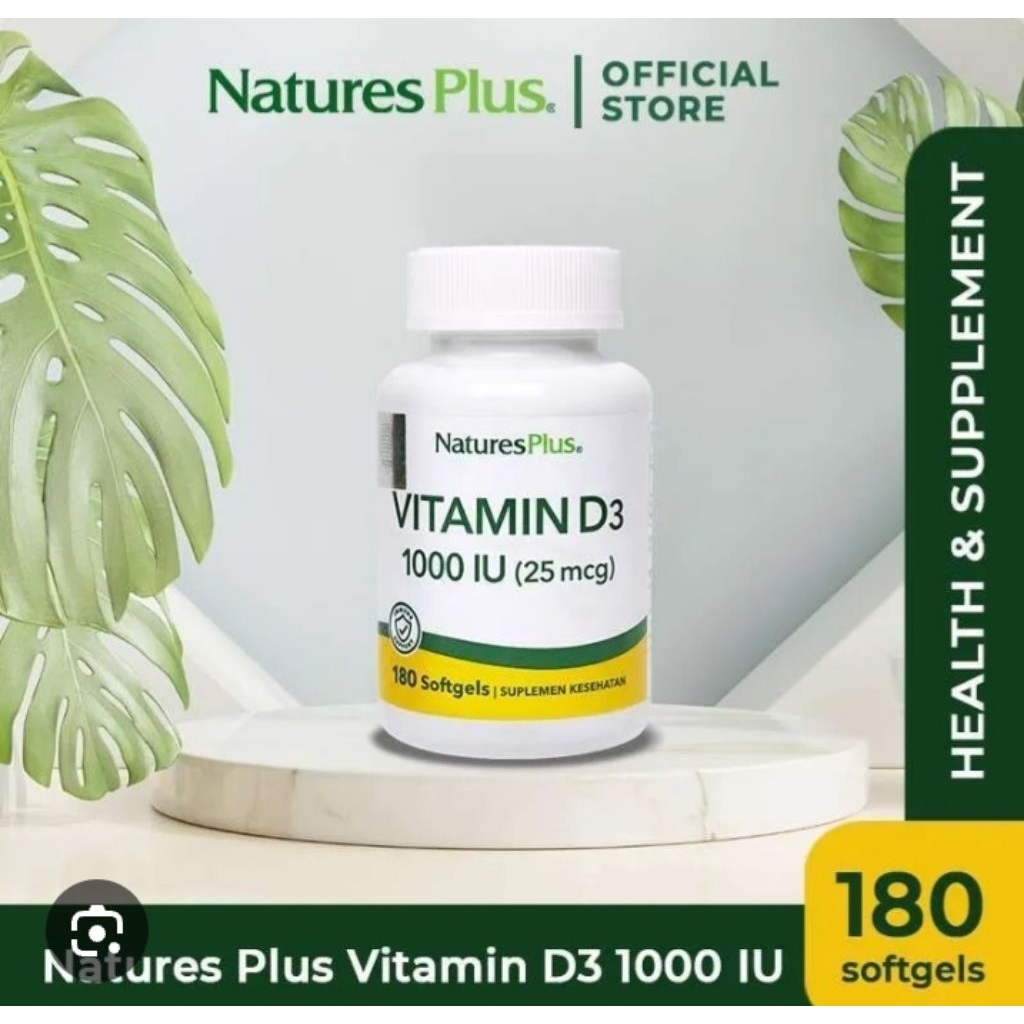 NaturesPlus Vitamin D3 1000 IU