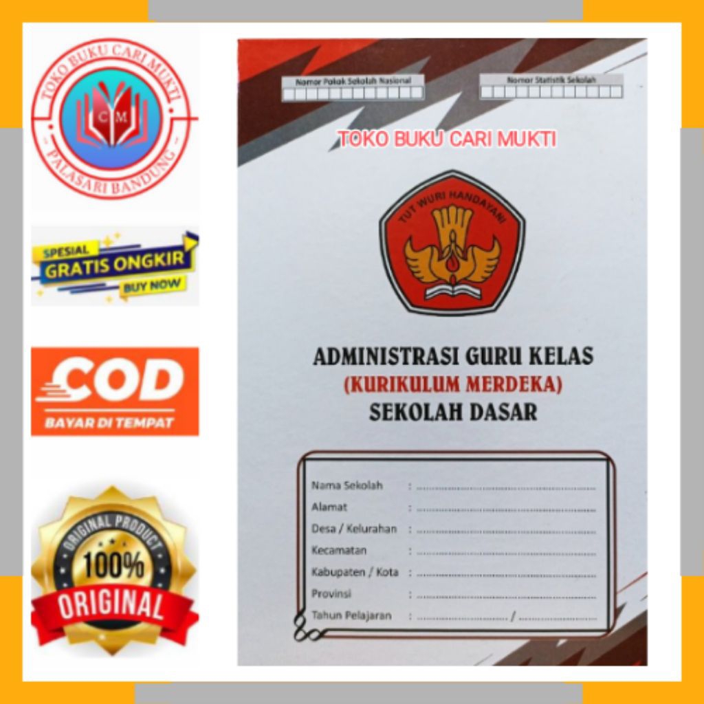 BUKU ADMINISTRASI GURU KELAS SD KURIKULUM MERDEKA