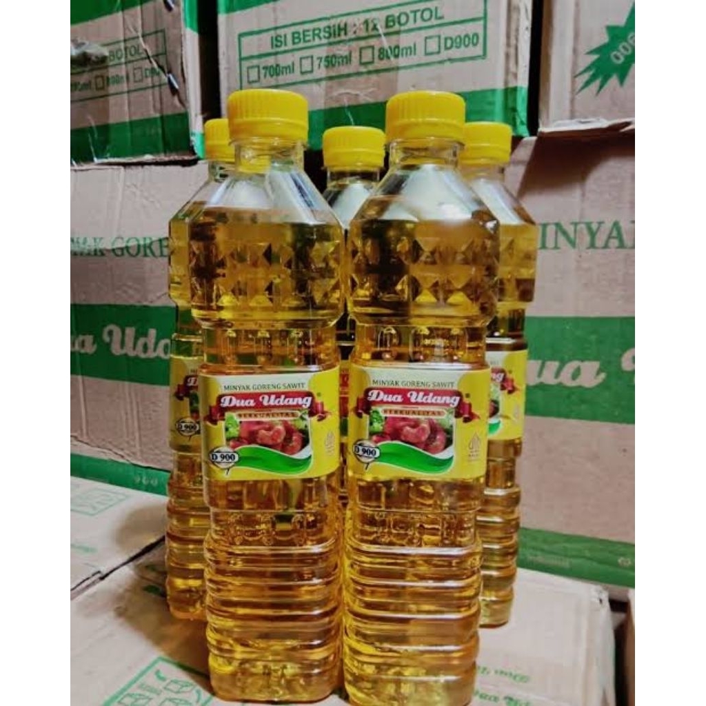 Minyak goreng Dua Udang 700ml 1 Karton isi 12pcs