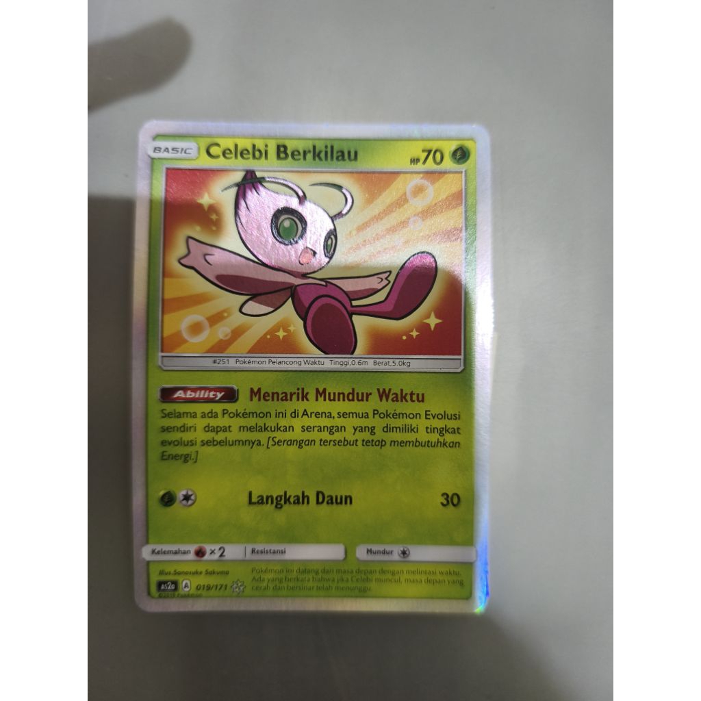 Kartu Pokemon Celebi Berkilau