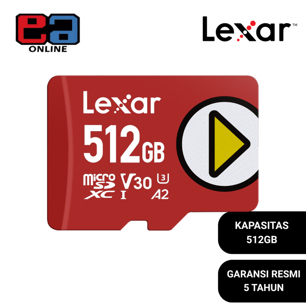 Lexar Play Micro SDXC Up To 205MB/s - 512GB