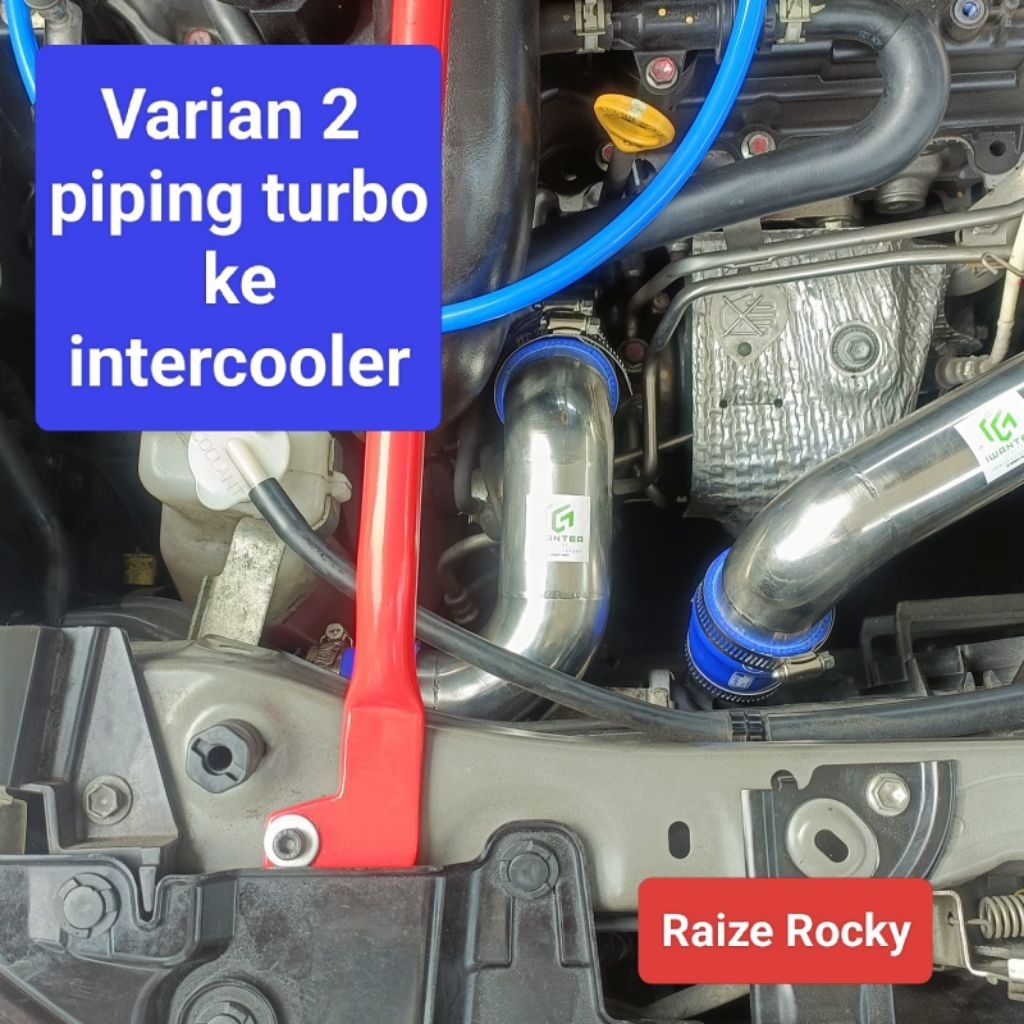 Raize Rocky Piping stainless Box filter Turbo Intercooler Trotlbody