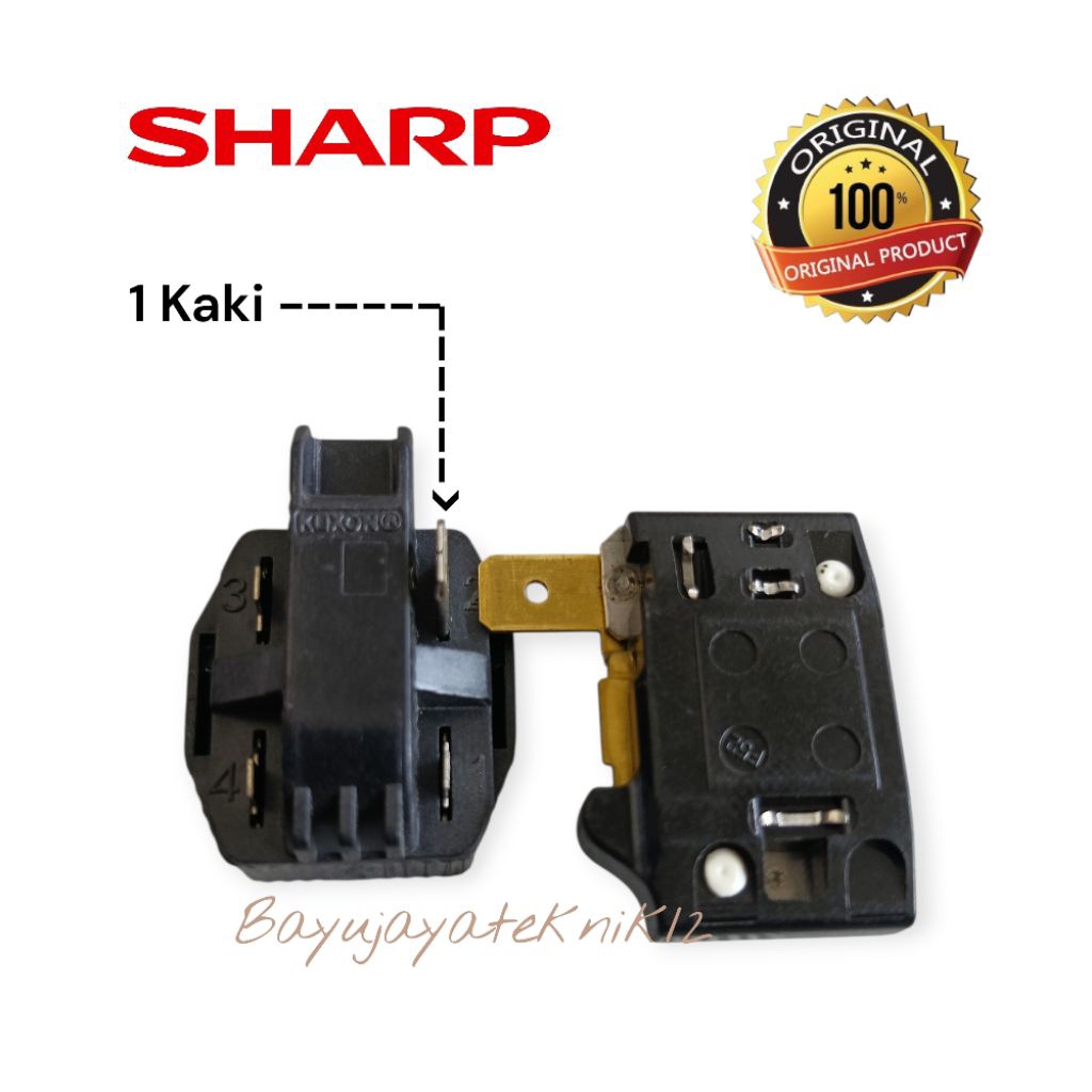 RELAY - Rilay PTC Overload Kulkas 2 Pintu SHARP Original