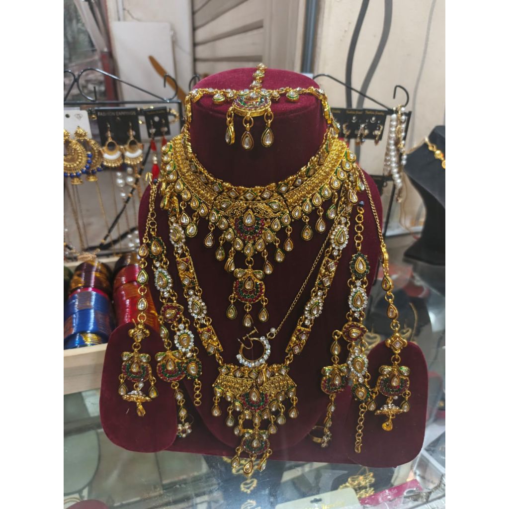 AKSESORIS PENGANTIN INDIA – BRIDAL DULHAN SET LENGKAP PREMIUM