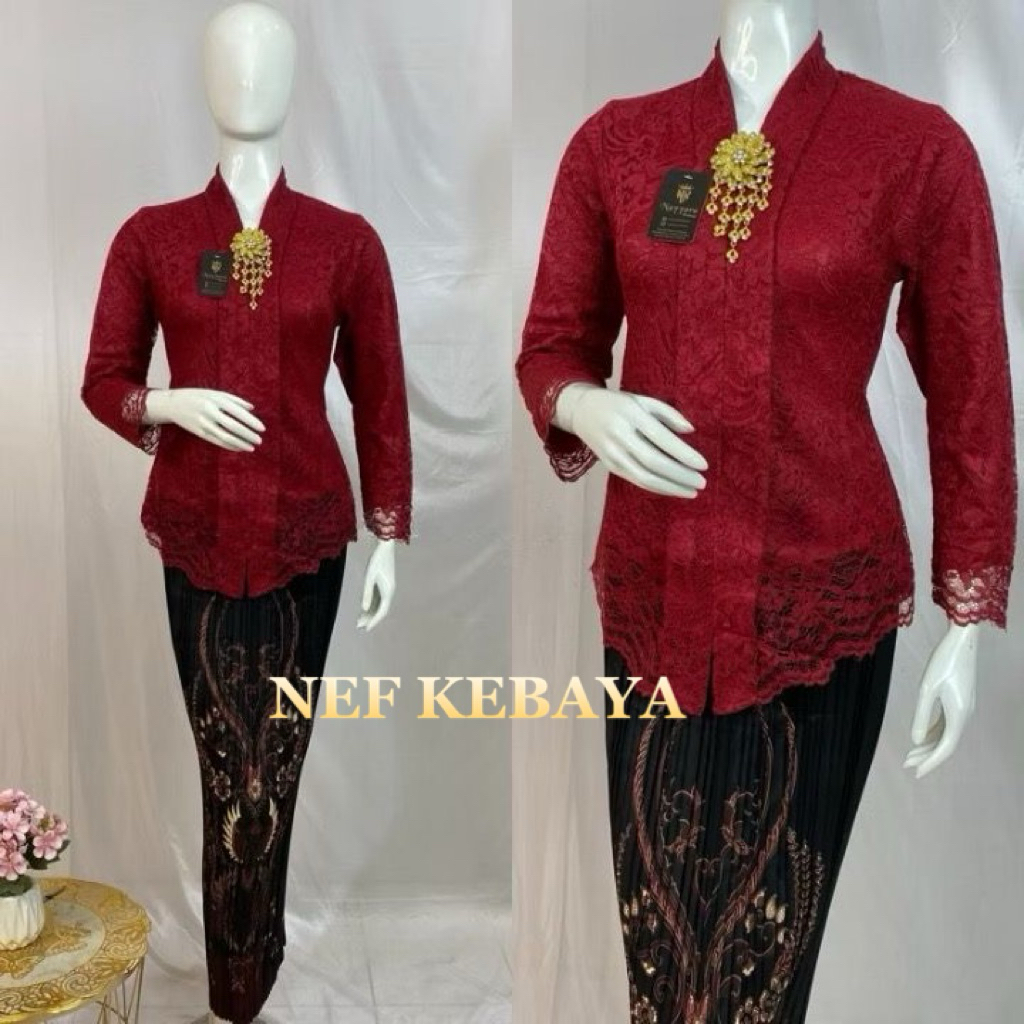 NEF KEBAYA - Kebaya Set Pakaian Wanita // Kebaya Kartini Modern Kebaya Bali // Kebaya Set Floy