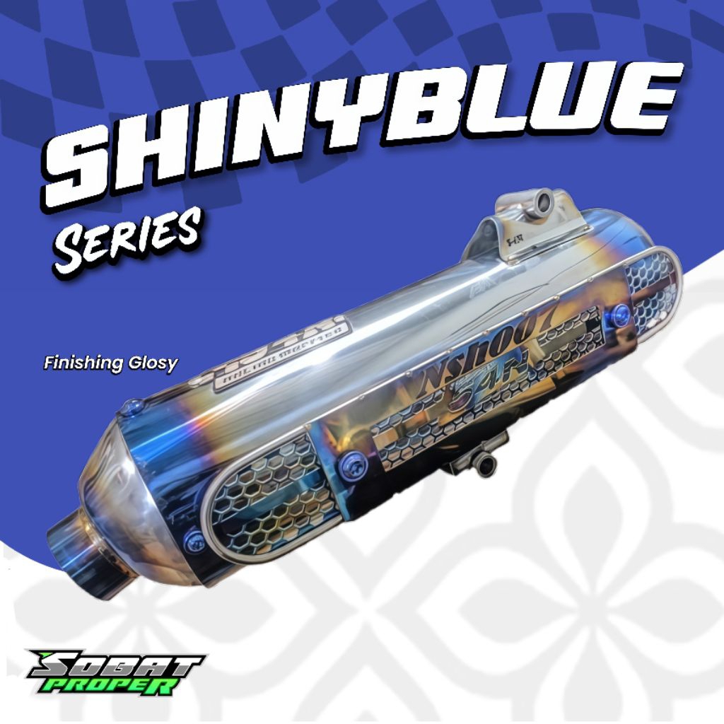 KNALPOT 54N SHINYBLUE SERIES VARIO, BEAT, SCOPPY, NMAX, AEROX