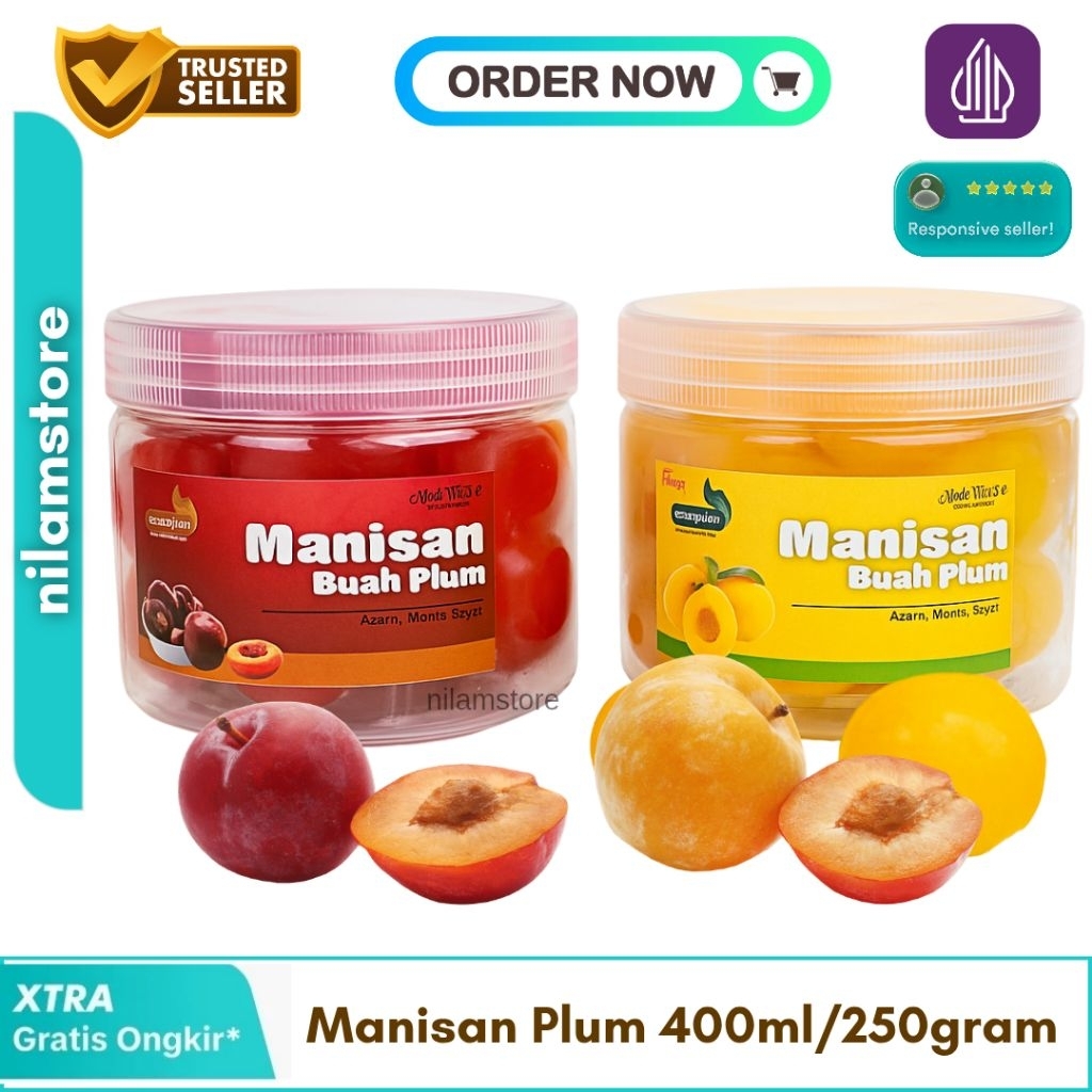 Manisan Buah Plum Preserved Plum 500g Manisan Plum Candy Food Jelly Makanan Jeli Permen